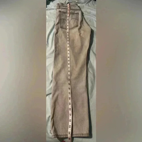 Levi's BIG E Wedgie Straight Denim Jeans Women's 24 Light Wash. Button Fly. - Picture 13 of 14
